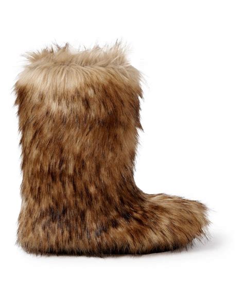 celine homme faux fur boots